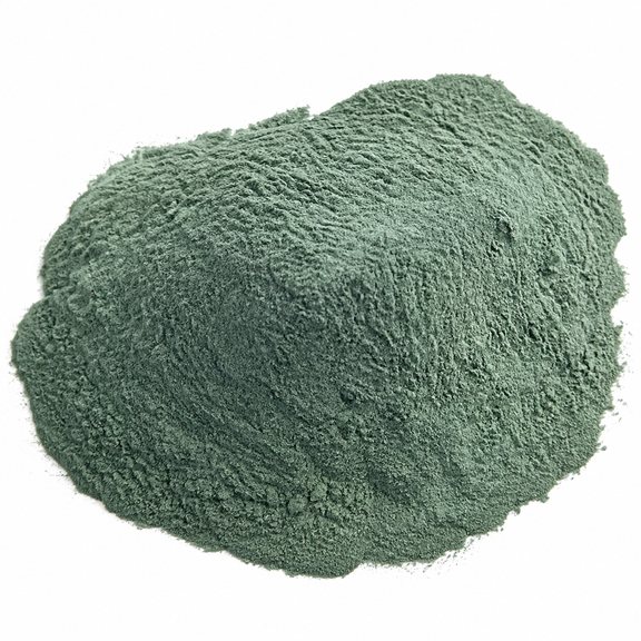 绿碳化硅微粉实拍，用于半导体硅片与石英芯片研磨